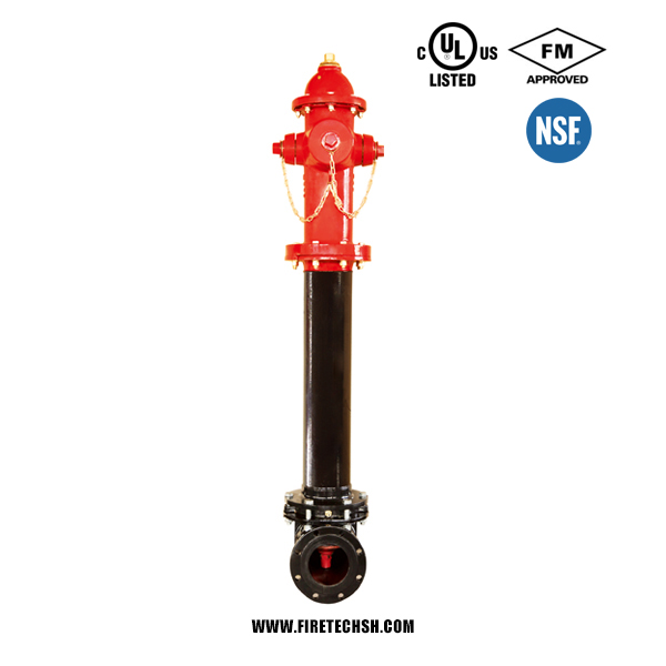 Dry Barrel Pillar Fire Hydrant with Inlet Flanged UL/FM