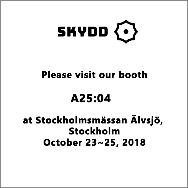 FIRETECH to attend the Skydd at Stockholmsmässan, Stockholm October 23-25