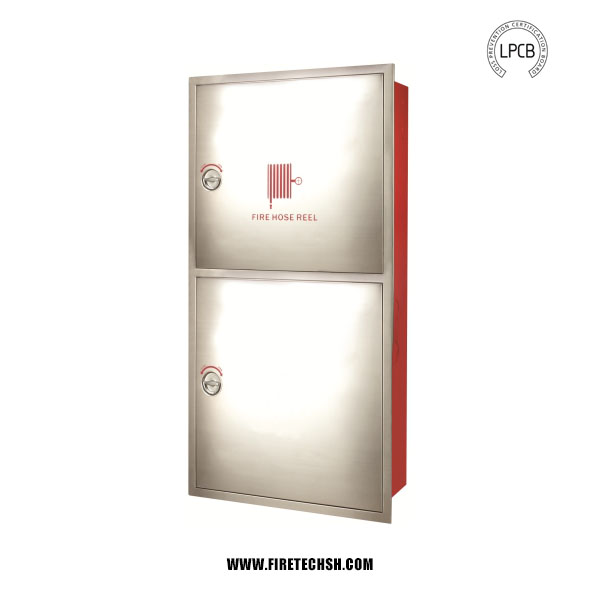 Hose Reel Cabinet (Vertical, Double Compartment),Carbon Steel/Stainless Steel