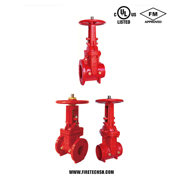 Resilient Wedge OS&Y Gate Valve, 300PSI
